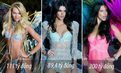 Thu nhập 'khủng' của các siêu mẫu nội y Victoria's Secret trong năm 2015