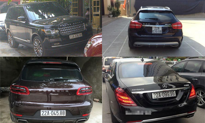 Bộ tứ siêu xe đời mới biển đẹp Tuyên Quang