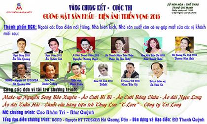 Đêm chung kết Gương mặt sân khấu – điện ảnh triển vọng 2015 hứa hẹn nhiều bất ngờ thú vị