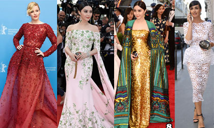 Điểm danh những bộ váy đẹp nhất của sao năm 2015