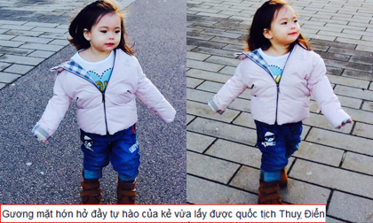 Con gái Đoan Trang tự hào khi lấy được quốc tịch Thụy Điển