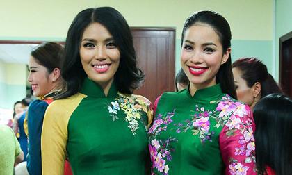 Phạm Hương, Lan Khuê thân thiết trong hậu trường tổng duyệt chương trình