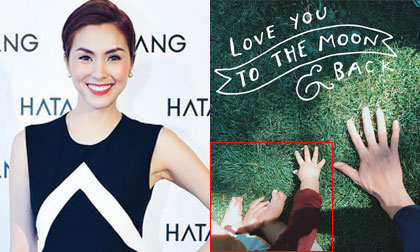 Hà Tăng lần đầu khoe khéo mặt con trai