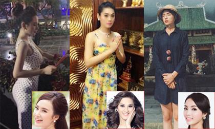 Mỹ nhân Việt 'hứng gạch đá' vì diện váy áo phản cảm khi đi lễ chùa