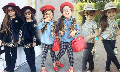 Cặp đôi song sinh sành điệu gây sốt cộng đồng