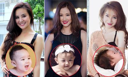 Điểm danh những mỹ nhân Việt khéo giấu chuyện 'vượt cạn' nhất