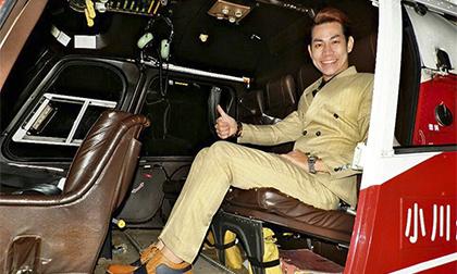 Xôn xao ca sĩ Việt Nam du lịch Nhật Bản bằng trực thăng