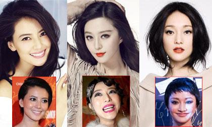 'Bóc mẽ' nhan sắc thật của 5 nữ thần có khuôn mặt đẹp nhất Trung Quốc