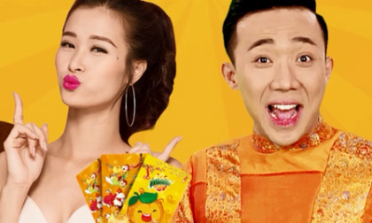 Đông Nhi, Trấn Thành tham gia trào lưu 'lì xì tiếng cười' cùng teen