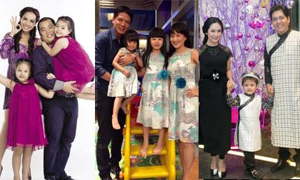 Những cặp gia đình 'vàng' showbiz Việt 