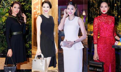 Thời trang đi sự kiện đẳng cấp của Phạm Hương sau khi đăng quang