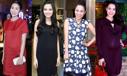 Mê mẩn ngắm phong cách thời trang bầu bí của sao Việt