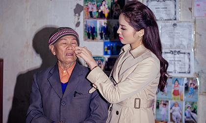 Kỳ Duyên tất bật đi từ thiện sau ồn ào muốn thi Hoa hậu Thế giới