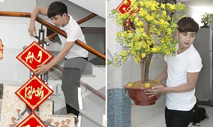 Hồ Quang Hiếu tất bật sửa soạn nhà tiền tỷ đón Tết