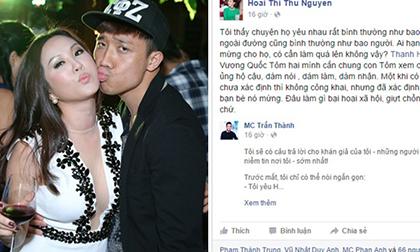 Hoa hậu Thu Hoài bênh vực, ủng hộ Trấn Thành yêu Hari Won