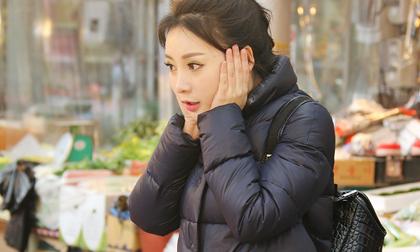 'Gái hư' Liễu Nham gây sốt với thời trang ngày lạnh