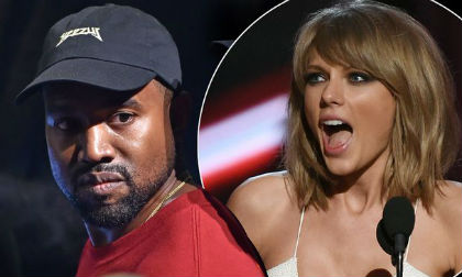 Chồng Kim Kardashian buông lời lẽ tục tĩu với Taylor Swift