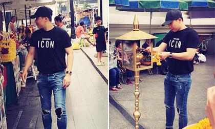  Vũ Khắc Tiệp tăng cân vẫn sành điệu tại thủ đô Bangkok