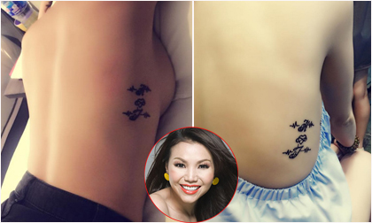 Trà Ngọc Hằng 'cởi áo' xăm tên người yêu gần chỗ nhạy cảm