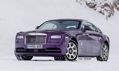 Rolls-Royce Wraith màu tím độc nhất thế giới