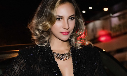 Hoa hậu Venezuela 2012 rạng rỡ xuất hiện tại sự kiện ở TP.HCM