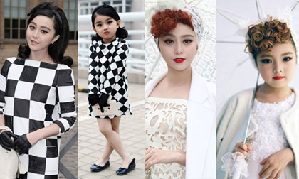 'Bản sao nhí' vô cùng đáng yêu của Phạm Băng Băng 