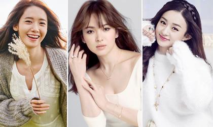 Song Hye Kyo không lọt nổi top 10 người đẹp châu Á 2016