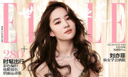 Lưu Diệu Phi đẹp tựa thiên thần trên bìa tạp chí