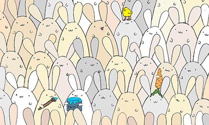 Đố bạn tìm ra trứng Phục sinh và khoai tây trong những bức ảnh này