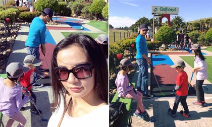 Ngọc Thúy đăng ảnh đi chơi cùng con sau lời chỉ trích của chồng cũ