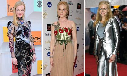 Những bộ cánh 'lạ đời' trên thảm đỏ của 'thiên nga Úc' Nicole Kidman