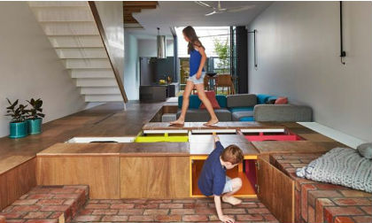 Ngôi nhà cất đồ chơi cả mẹ và bé nào cũng mê tít