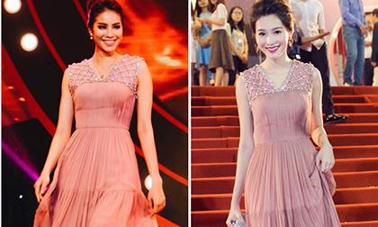 Phạm Hương mặc lại váy Đặng Thu Thảo, khoe giọng hát live cực đỉnh