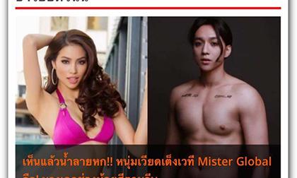 Mỹ nam Việt dự thi Mister Global 2016 được so sánh với Phạm Hương
