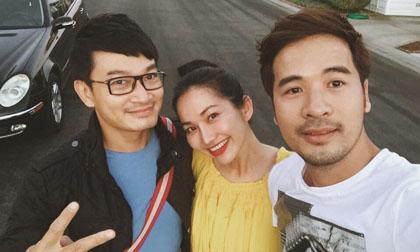 Kim Hiền hạnh phúc gặp lại đồng nghiệp khi đi tập tuồng ở Mỹ