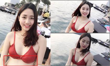 Á hậu Ngô Trà My mặc bikini để lộ bụng bầu lớn