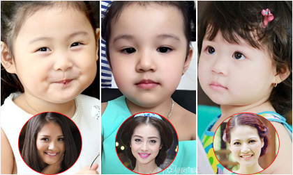 Cận mặt vẻ đẹp thiên thần của con gái nhà Hoa hậu Việt