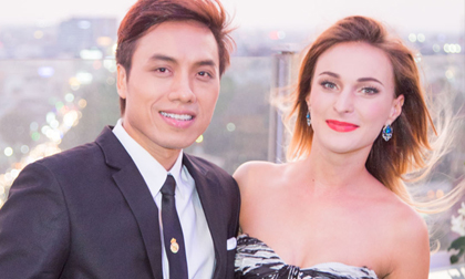 Dương Quốc Hưng hạnh phúc bên người mẫu Ukraine