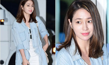 Lee Min Jung khoe vẻ đẹp 'gái một con trông mòn con mắt'