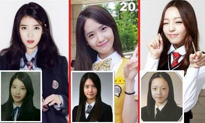 Mỹ nhân Hàn mặc đồng phục trước và sau khi nổi tiếng có gì khác biệt?