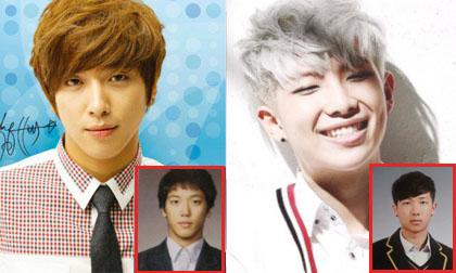 Mỹ nam Hàn diện đồng phục học sinh trước và sau khi nổi tiếng