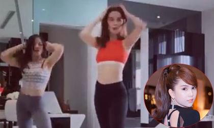 Video Ngọc Trinh học nhảy tại nhà khoe vòng eo con kiến