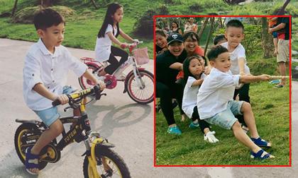 Subeo 'quậy tung' ở Hà Nội trong kỳ nghỉ lễ với mẹ Hà Hồ