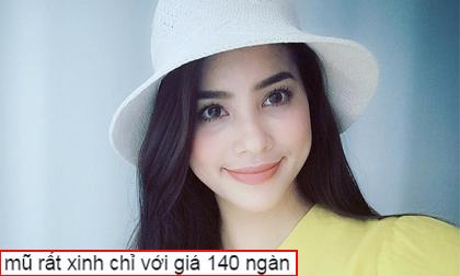 Phạm Hương vẫn xinh lung linh dù đội mũ 140 nghìn đồng