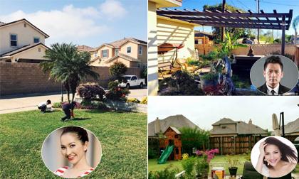 Những khu vườn đẹp như chốn 'bồng lai tiên cảnh' của sao Việt ở nước ngoài