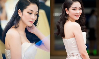 Vẻ đẹp thiên sứ ngọt ngào của Hoa hậu Nguyễn Thị Huyền