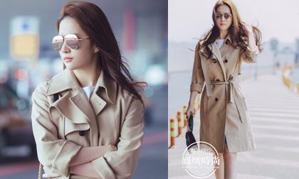 Lưu Diệu Phi nổi bật ở sân bay với set đồ của thương hiệu Dior