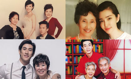 Tiết lộ những bức ảnh về mẹ vô cùng đắt giá của sao Hoa ngữ