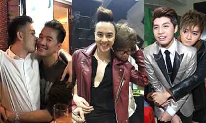 Sao nam Việt và những cái ôm thắm thiết còn hơn cả tình nhân