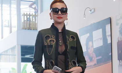 Thanh Hằng diện nguyên 'cây hàng hiệu' chấm thi Top Model Online